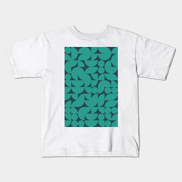 Unique Geometric Pattern - Shapes #3 Kids T-Shirt by Trendy-Now